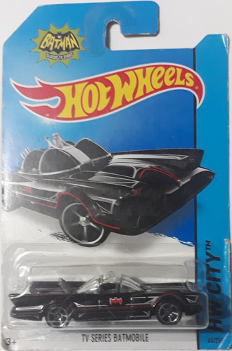 Hot Wheels Tv Series Batmobile #65 Un Clasico Para Colección