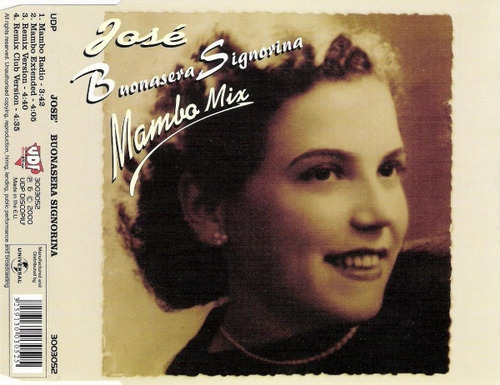 Cd Buonasera Signorina (josé (10)) Estándar