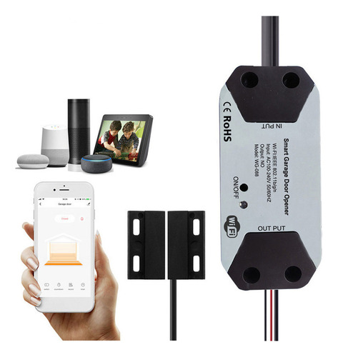 Controlador Wifi Tuya Garage Controller Opener Door App