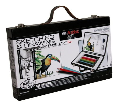 Royal Travel Caja De Madera Facil Sketching & Dibujo Artist