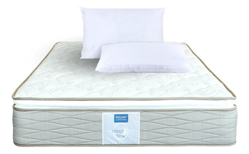Colchón Matrimonial Restonic Terra Mooncare Más 2 Almohadas Restonic, Colchón Firmeza Media