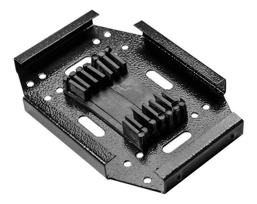 Imagem 3 de 3 de 6 Pçs Mini Dio Em Aço Com Painel Sc 12 Fibras Ópticas Preto