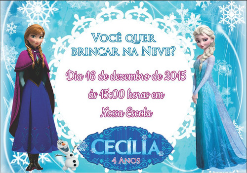 Imagem 3 de 5 de Convite Virtual Infantil E Adulto (todos Os Temas) Imagem