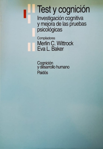 Test Y Cognicion - Merlin  Wittrock; Baker  Eva