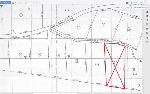 Sitio En Venta | 5218 M² | Los Lleuques, Pinto |