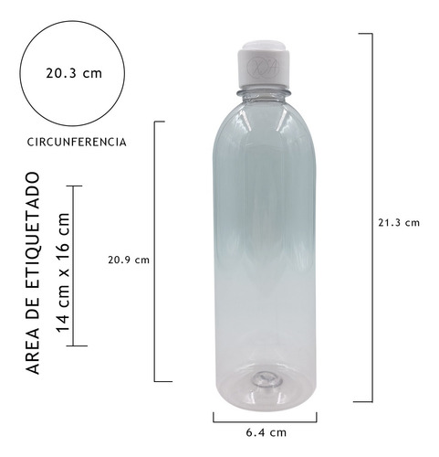 Botellas Plastico Boston 500 Ml Tapa Flip Top Mayoreo X 100