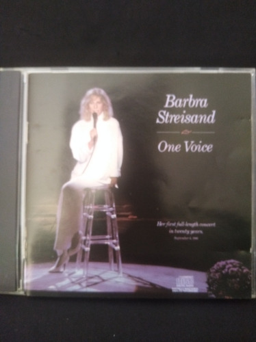 Cd Barbara Streisand One Voice