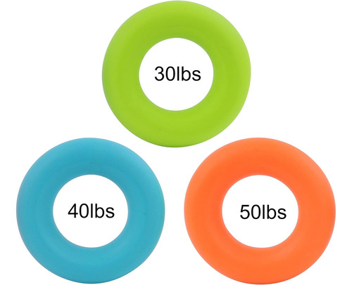 3 Unidades De Anillos Fortalecedores De Agarre De Mano, Entr