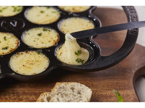 Plancha Provolonera Hierro Fundido Esmaltado C/asas Victoria