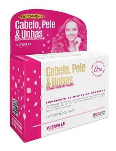 Imagem 1 de 4 de Cabelo, Pele & Unhas 60 Cápsulas