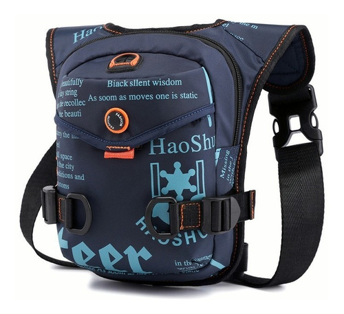 Mochila Piernera Riñonera Pechera Hombre Nailon Impermeable