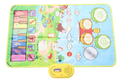 . Tapete Musical De Juegos Con Piano Y Batería For Niños