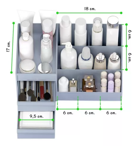 Organizador Maquillaje Cremas Escritorio Cajones .