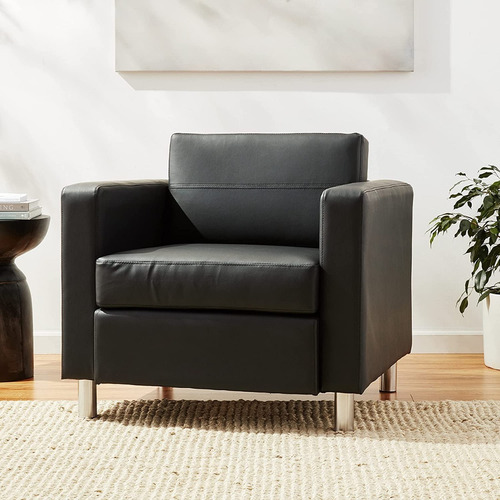 Sillón Con Reposabrazos; Color Negro, Osp Home