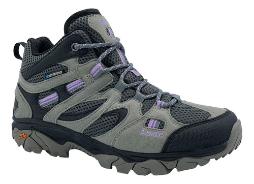 Bota Trekking Mujer Hi-tec Ravus Vent Mid Wp Impermeable P°