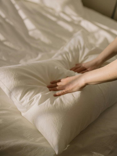 Combo Juego 2 Almohadas Premium Hotel Rectangular 70x45 Blanco