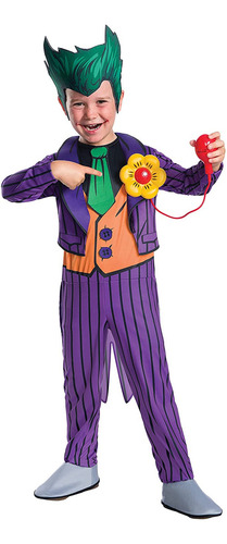 Rubie 's Disfraz De Dc Comics Deluxe El Joker Disfraz Niño,
