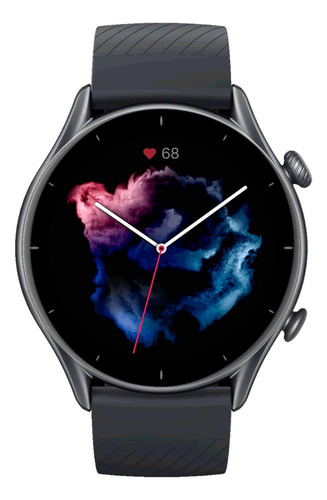 Smartwatch Amazfit Fashion GTR 3 1.39" caja de aleación de aluminio moonlight grey, malla moonlight grey de silicona