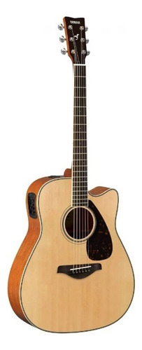 Guitarra Electracùstica Yamaha Fgx820cnt Nat De Tapa Solida