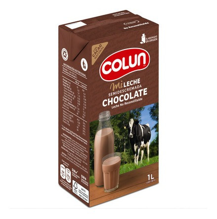 Leche Colun S Tapa 1 Lt Chocolate(6 Unidades) Super