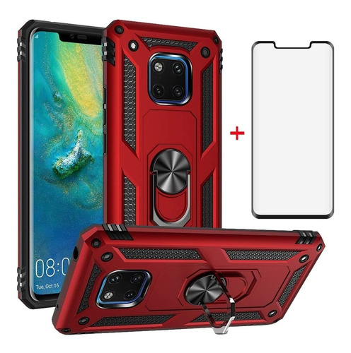 Funda Shockproof Para Huawei Mate 20 Pro + Cristal 21d