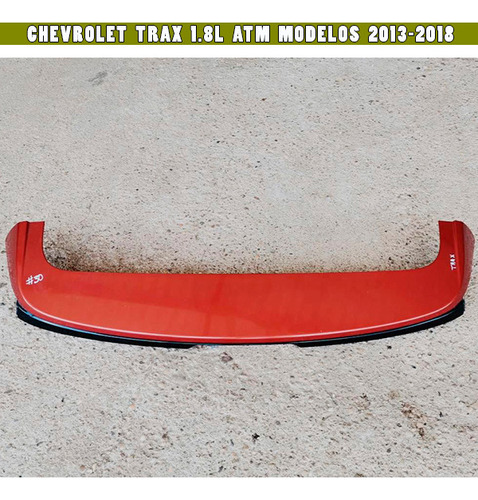 Aleron Trasero Chevrolet Trax 1.8l Mod 2013-2016