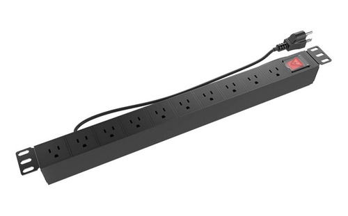 Nexxt Multitoma Horizontal De 9 Tomas 125v 15a Para  Rack