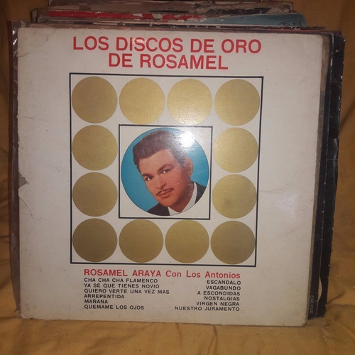 Vinilo Rosamel Araya Los Discos De Oro O M1