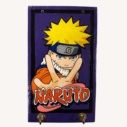 Porta Llaves Pared Madera Naruto Gastovic Anime Store