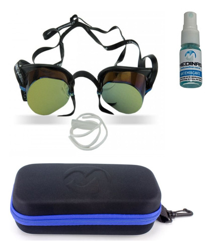 Óculos Hammerhead Sueco Mirror + Case Medinas L + Cor Marrom
