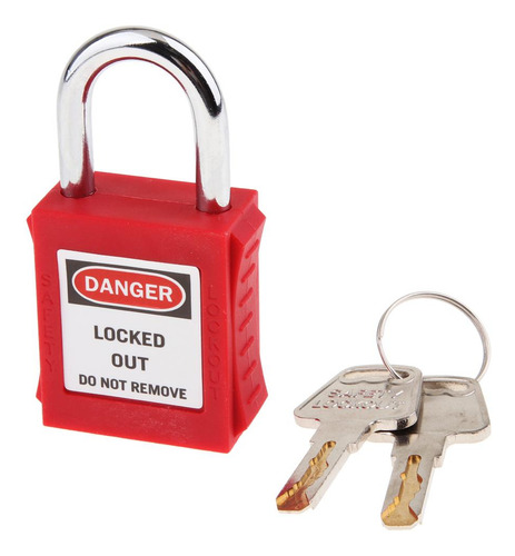 De Seguridad De Grillete De Material Acero Inoxidable Rojo
