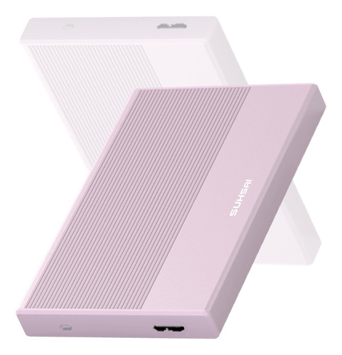 Suhsai Disco Duro Externo De 500 Gb Usb 3.0 Portatil, Almace