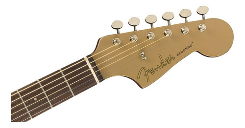 Imagen 4 de 4 de Guitarra electroacústica Fender California Redondo Player bronze satin