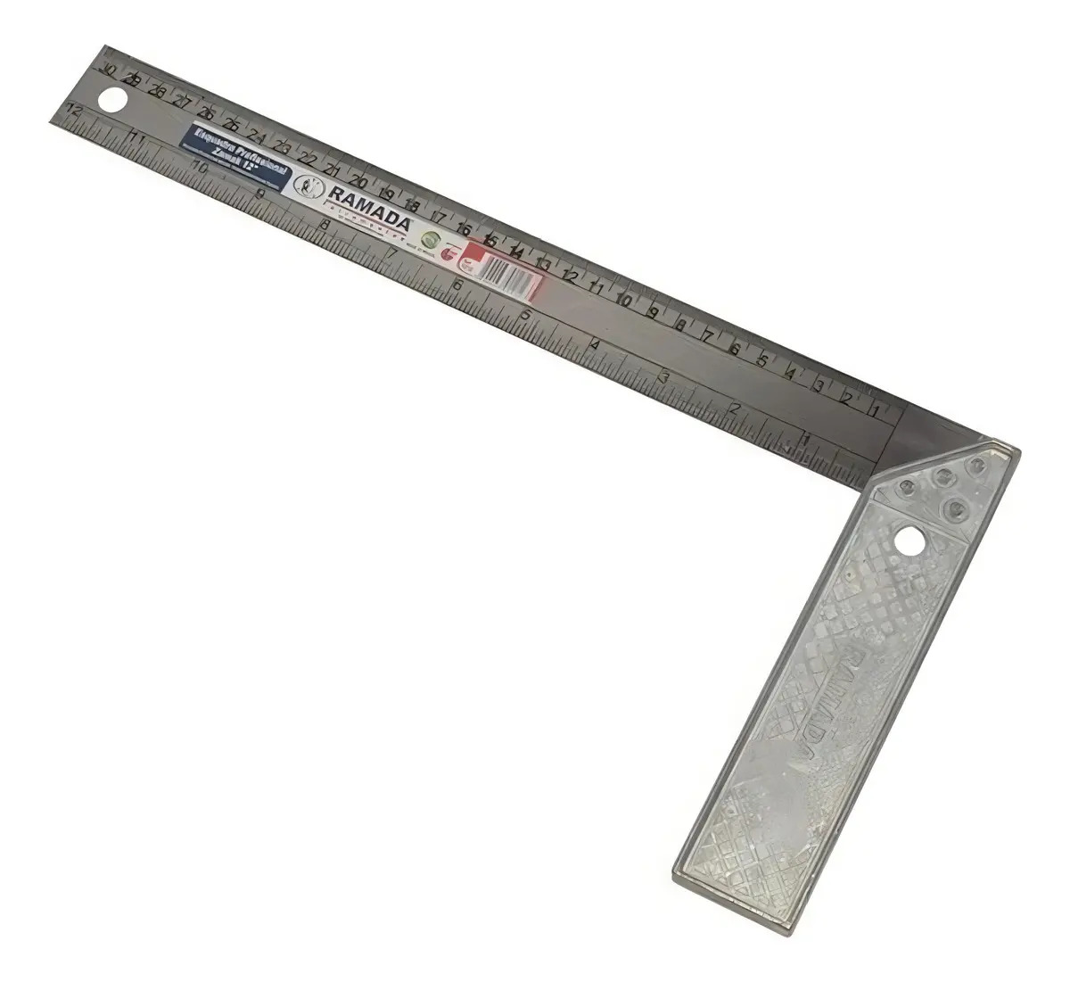 Esquadro De Aço 12 Polegadas Ramada 30cm Profissional