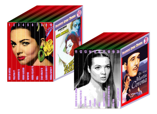 Coleção Sara Montiel Sarita Lotes 1-2 - Em Espanhol 20 Dvds