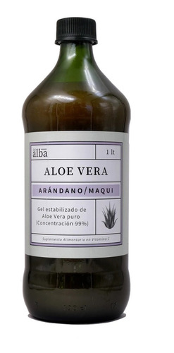 Imagen 1 de 8 de Aloe Vera Gel Arandano Maqui 1 Litro - Del Alba