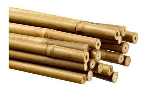 Tutor De Bambu Natural - 5 Peças Por 120 Cm
