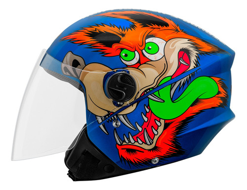 Capacete Coyote Aberto New Liberty 3 Brilhante Pro Tork  