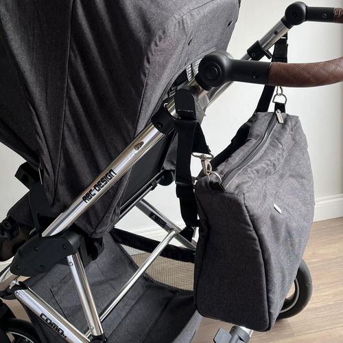 Kit Carrinho Abc Design Como4 Linha Diamond (usado) Cinza-claro