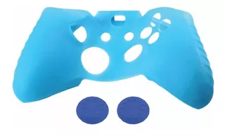Funda Silicon Azul+regalo Gomitas Para Control Xbox One
