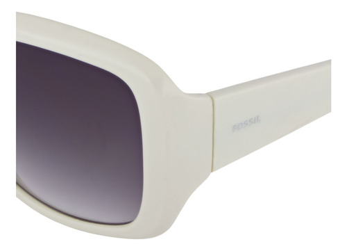 Lentes De Sol Fossil X82757 Blanco Mujer