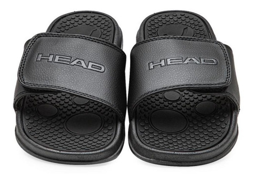 Imagen 2 de 2 de Ojotas Head Marbella Negra Con Abrojo, Hombre Lefran