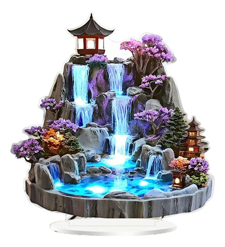 Fuente De Agua De Mesa 2d, Decoración, Regalo De
