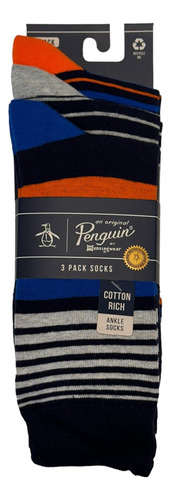 Original Penguin 3 Pack Calcetines Multicolor