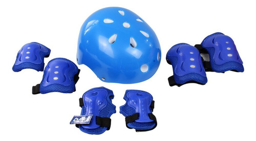 Kit Proteção Radical Azul C/ Capacete Tamanho M Belfix