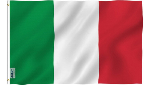 Bandera De Italia Anley Fly Breeze De 3 X 5 Pies, Colores Vi