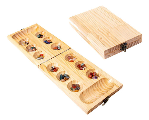 Juegos Familiares De Madera Juego De Mesa Mancala, Juego De