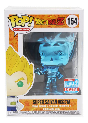 ¡funko Pop!dragon Ball Z: Blue Chrome Vegeta C59jh