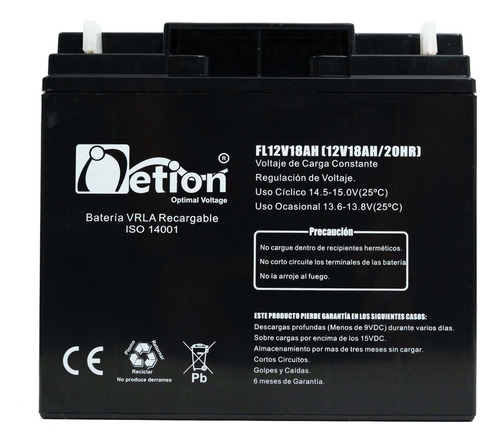 Batería Agm Netion 12v18ah