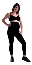 Comprar Calza Maternal Con Faja Para Embarazadas Lycra Mora 1879